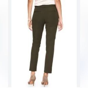 Banana Republic Curvy Slim Mid-Rise Slim Ankle Pants Olive Green women's size XS